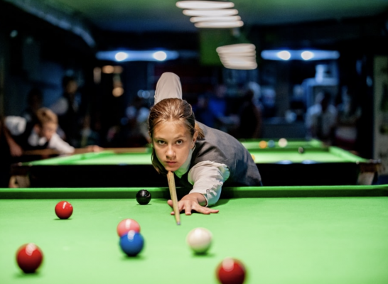 Анастасия Чемякина – победительница Первенства России по снукеру по 6 красным и кэнону. Фото: Юлия Блоцкая,sevcsp.ru